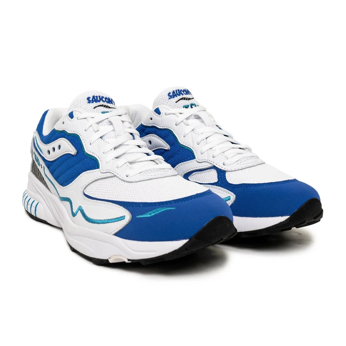 Saucony Men 3D Grid Hurricane (white / royal)