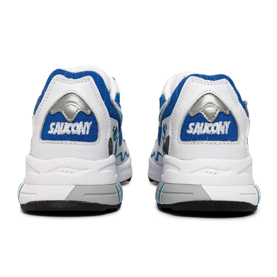 Saucony Men 3D Grid Hurricane (white / royal)