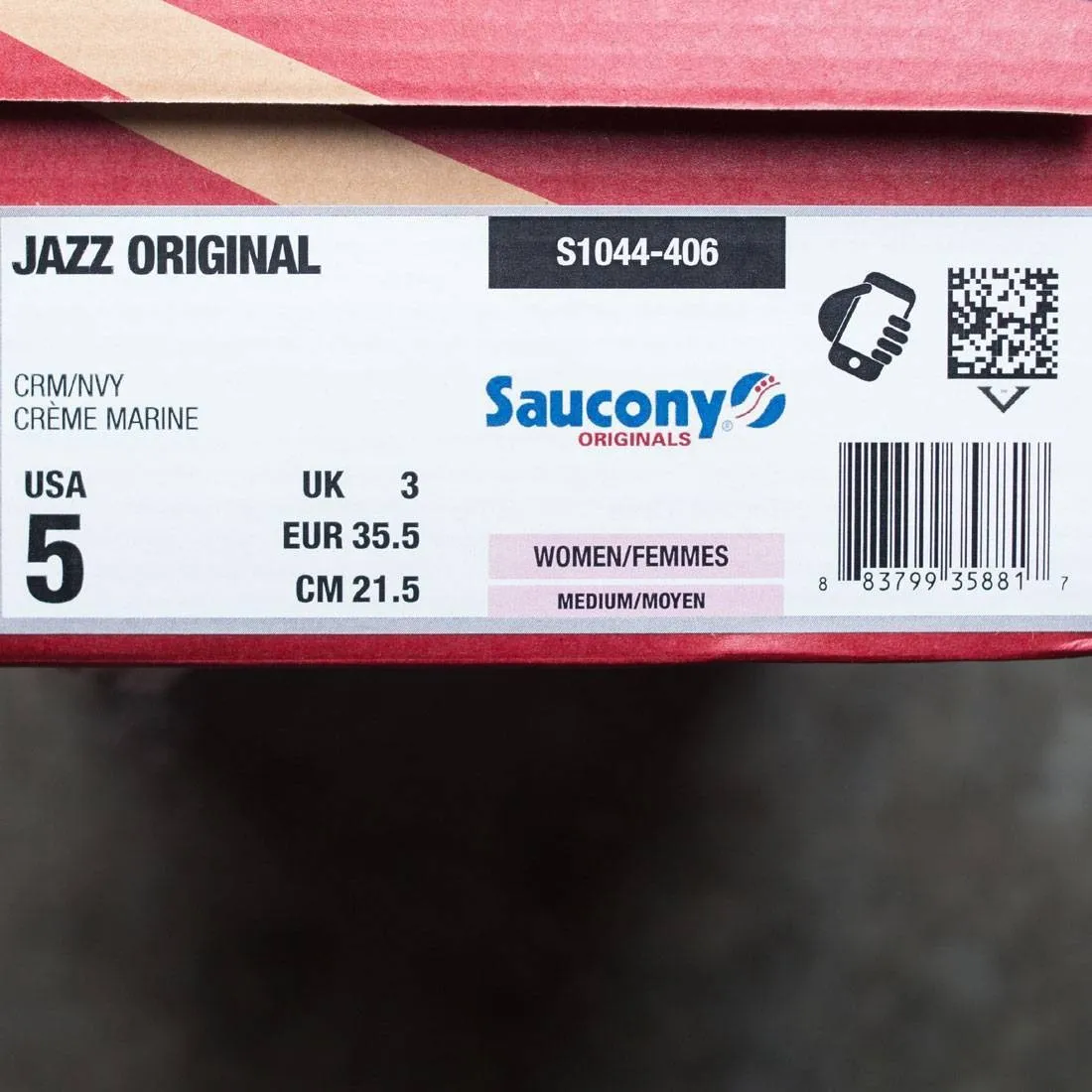 Saucony Women Jazz Original (white / cream / navy)