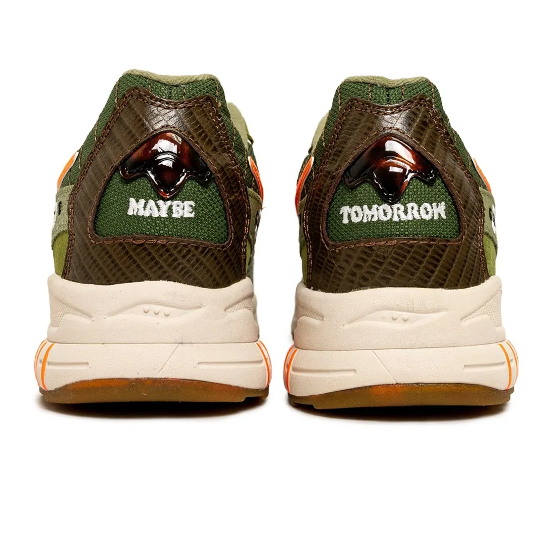 Saucony x Maybe Tomorrow Men 3D Grid Hurricane (green / orange)