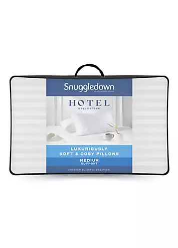 Snuggledown Pack of 2 Luxurious Hotel Medium Support Pillows | Kaleidoscope