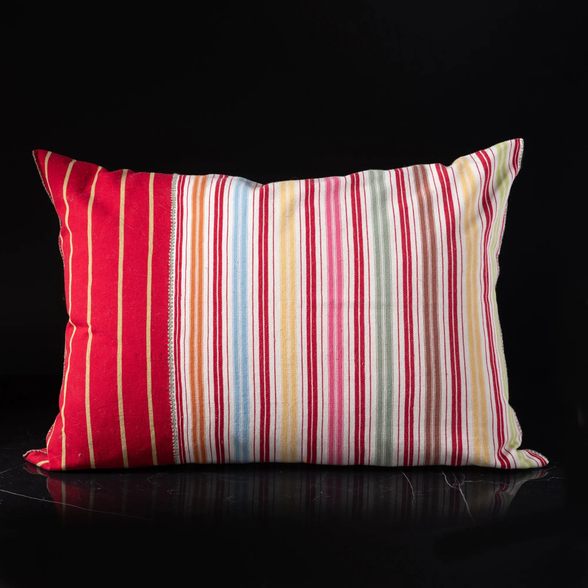 Striped Spring Pillow