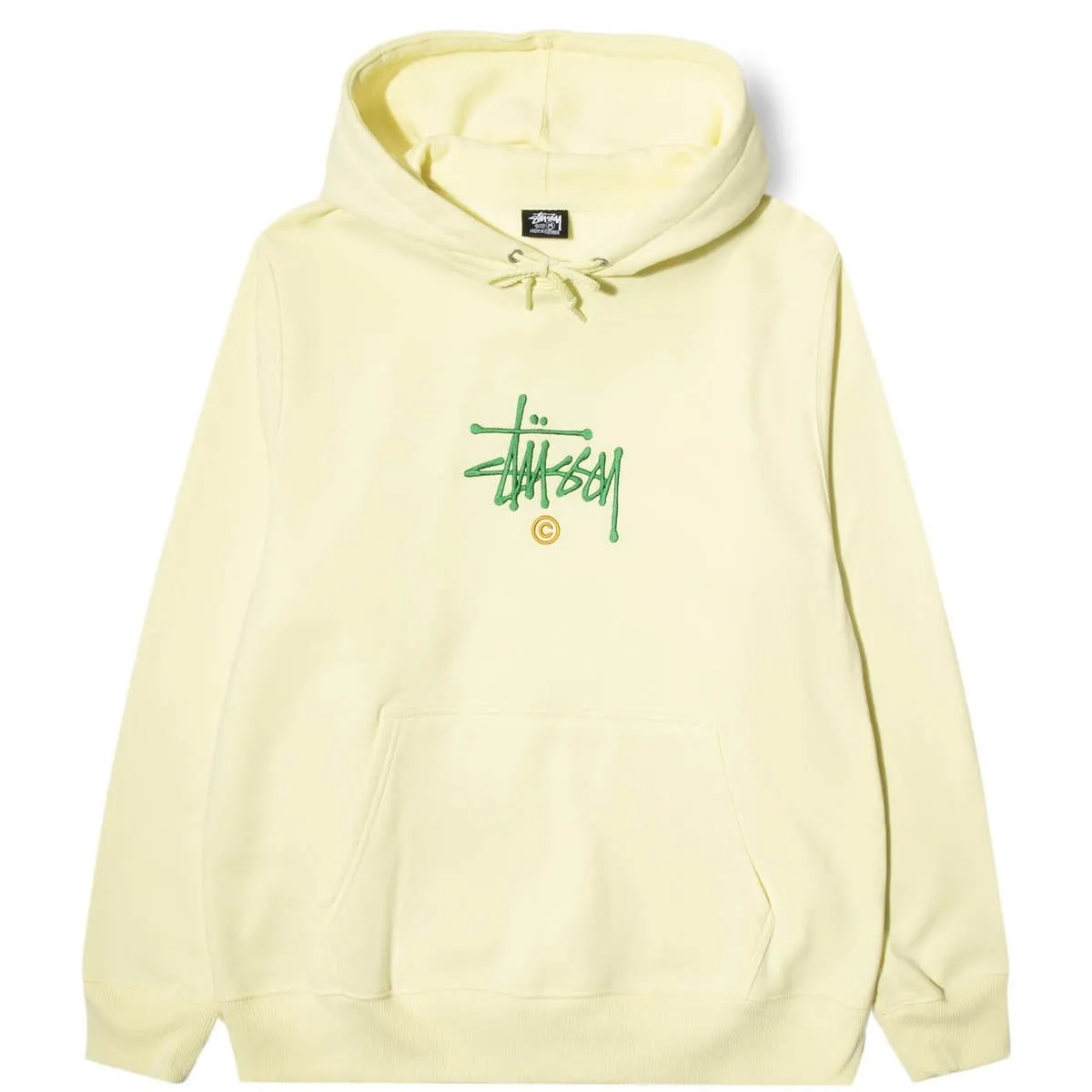 STUSSY COPYRIGHT APP. HOODIE Pale Yellow