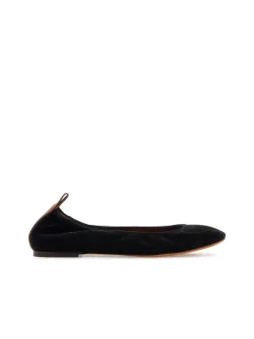 Suede Ballet Flats