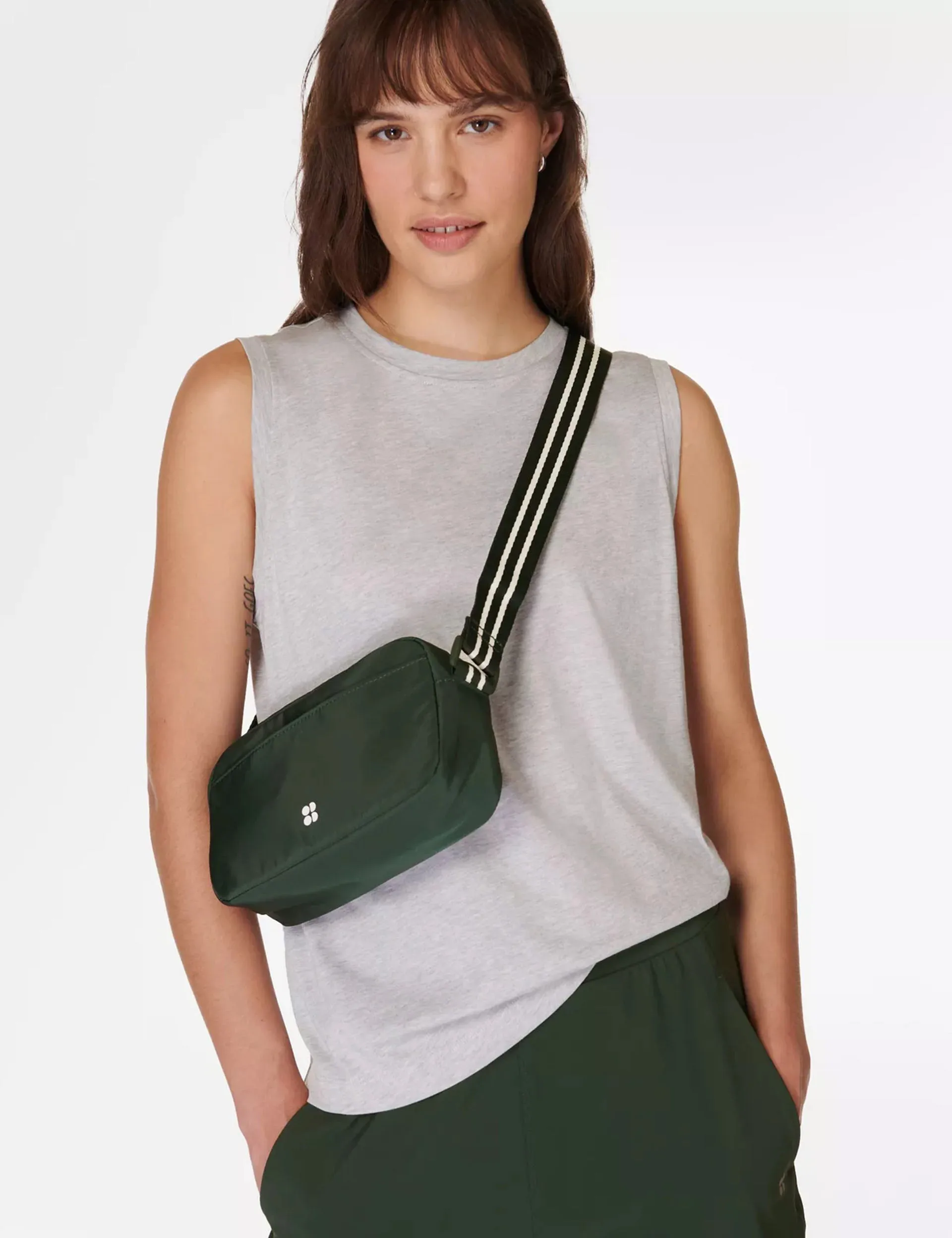 Sweaty Betty All Day Crossbody - Trek Green