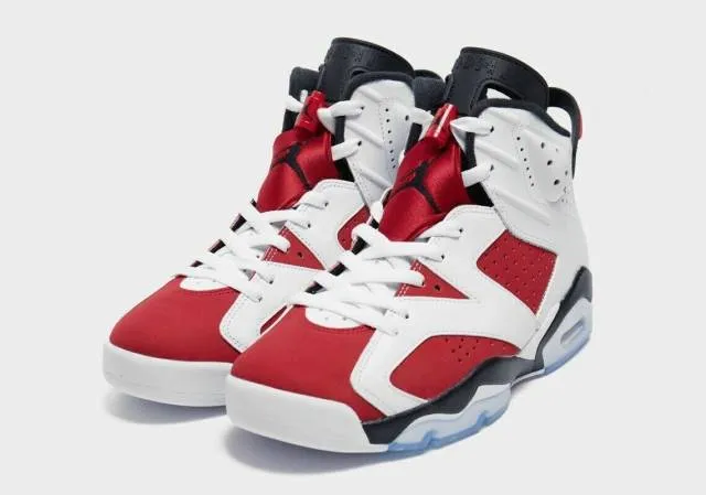 Sz 8/13 - 2021 Nike Air Jordan 6 VI Retro Carmine White ...