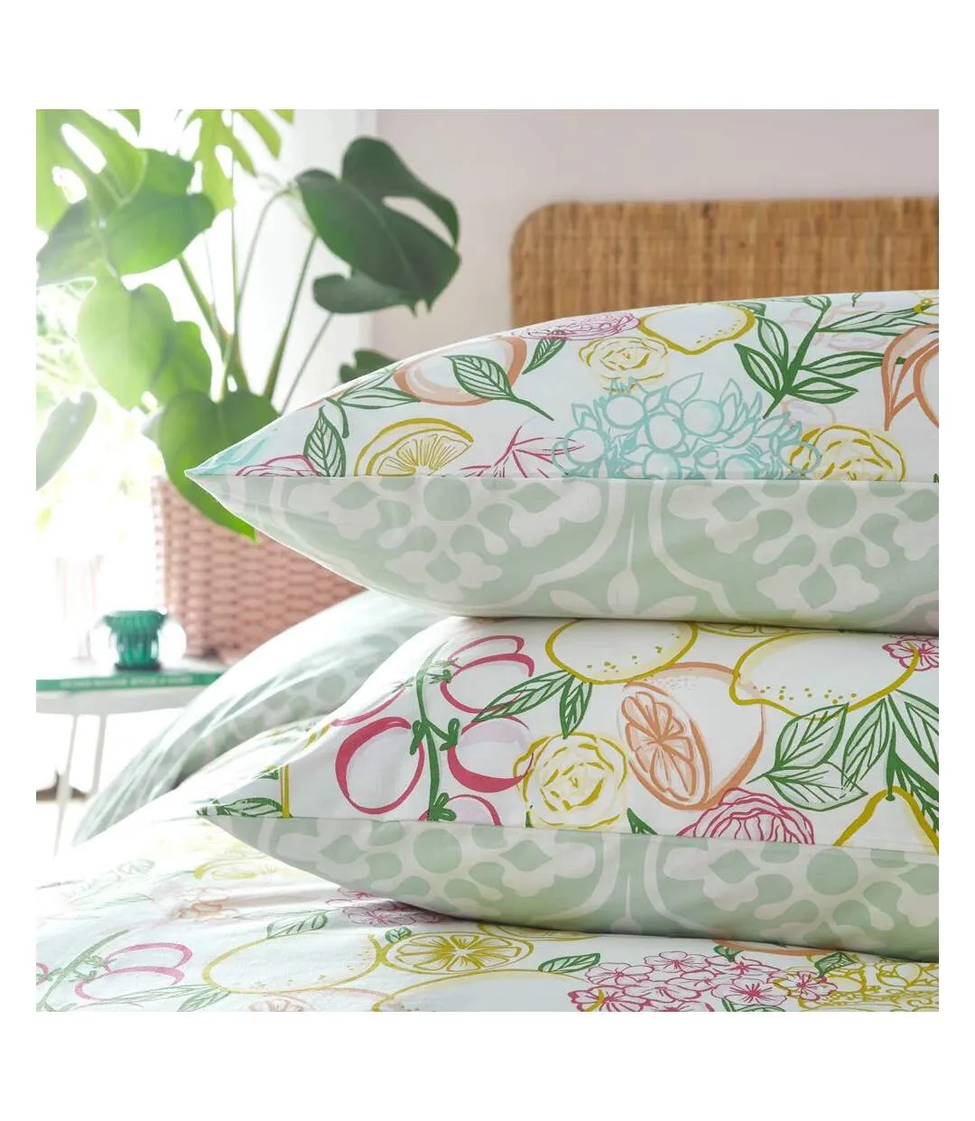 Taormina floral duvet cover set multicoloured Furn