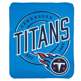 Tennessee Titans 50 x 60 Campaign Fleece Throw Blanket