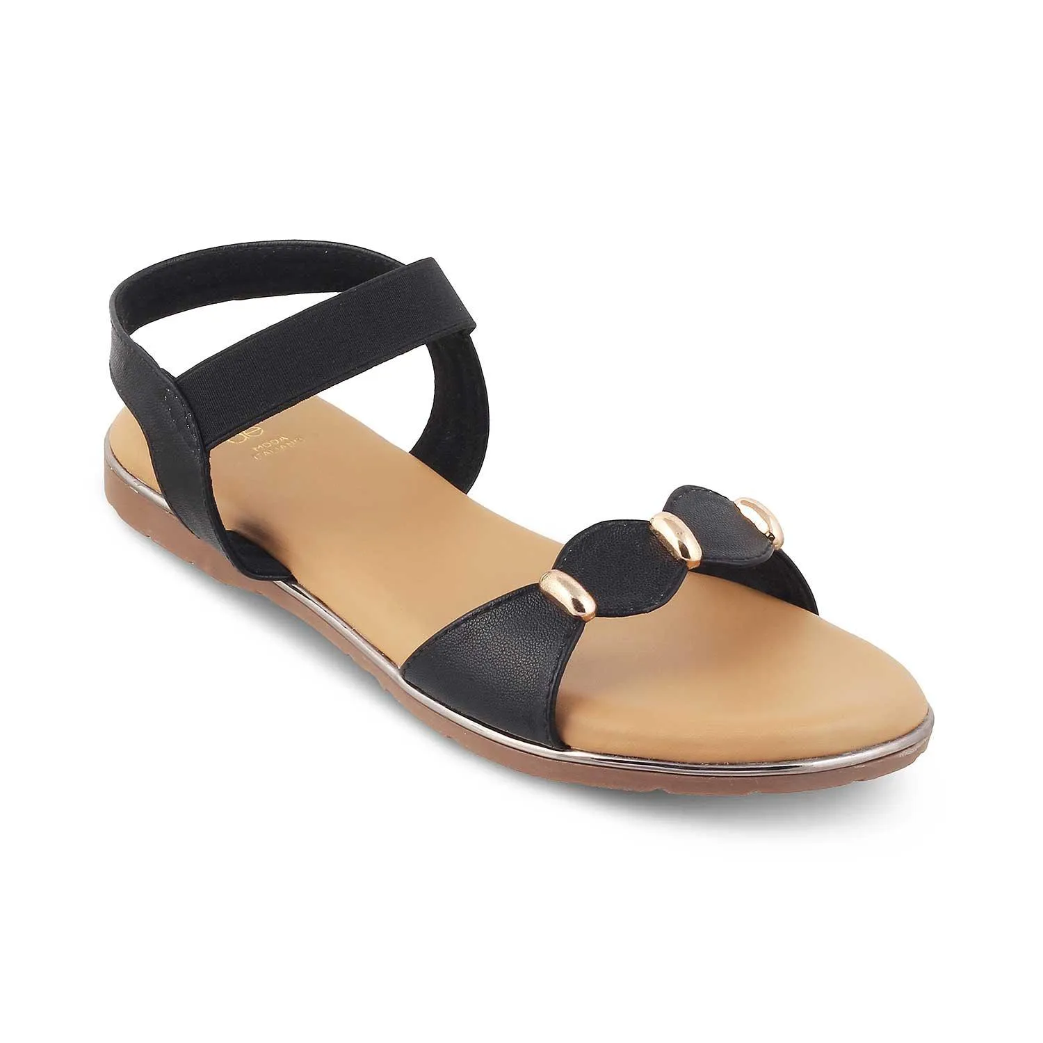 The Studflat Black Women's Casual Flats Tresmode