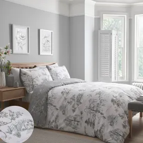 Toile Grey Duvet Cover Set