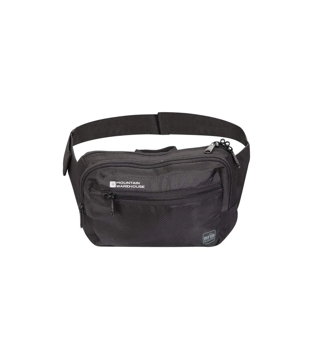 Travel rfid blocking bum bag one size black Mountain Warehouse