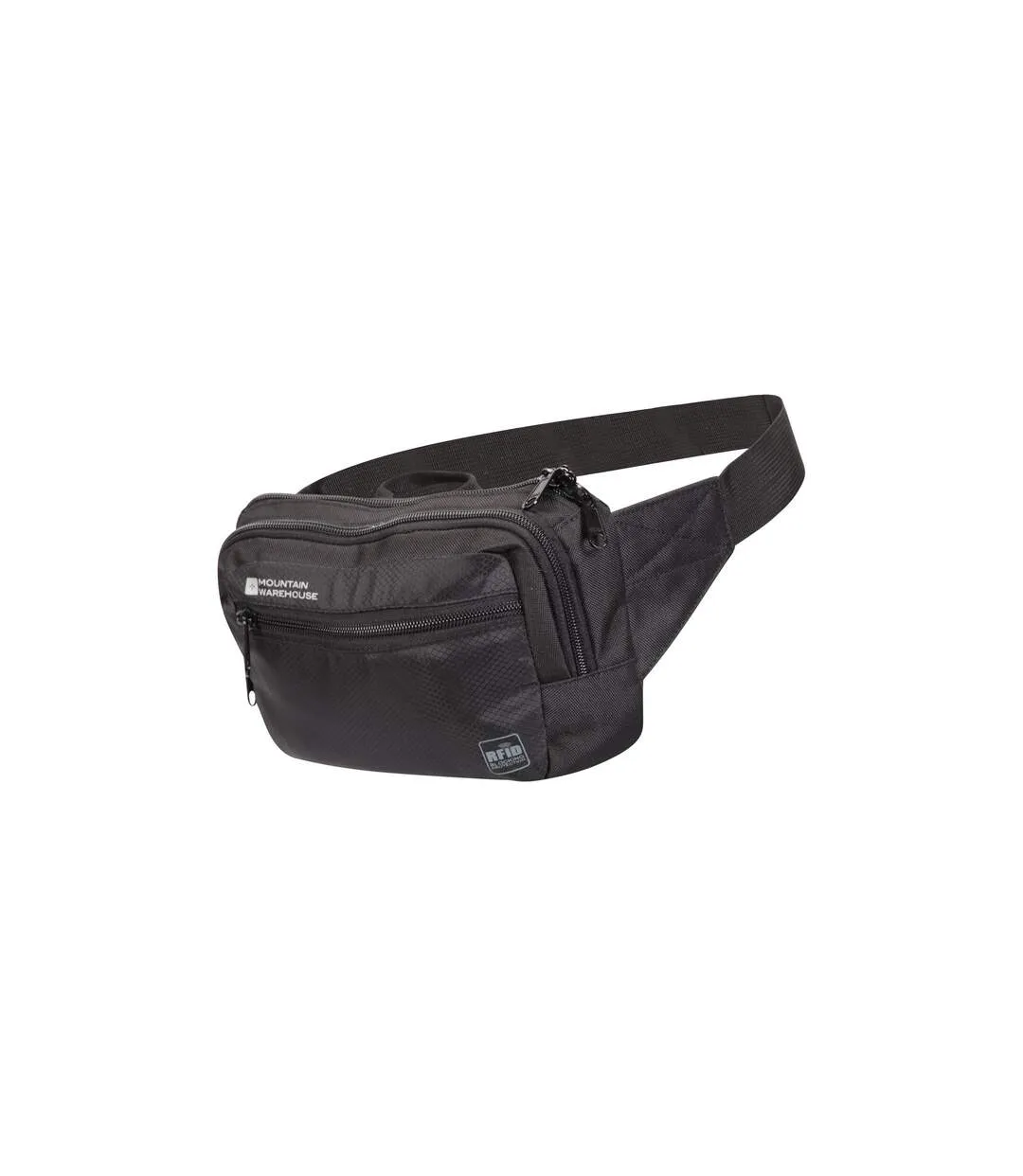 Travel rfid blocking bum bag one size black Mountain Warehouse