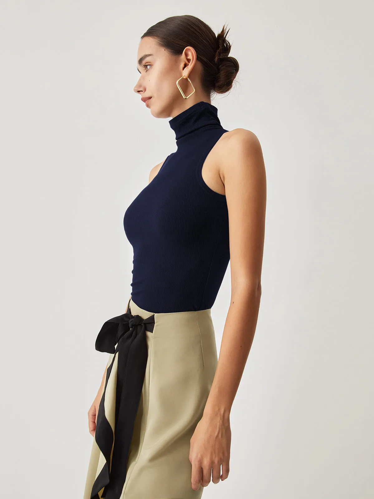 Turtleneck Rib Top