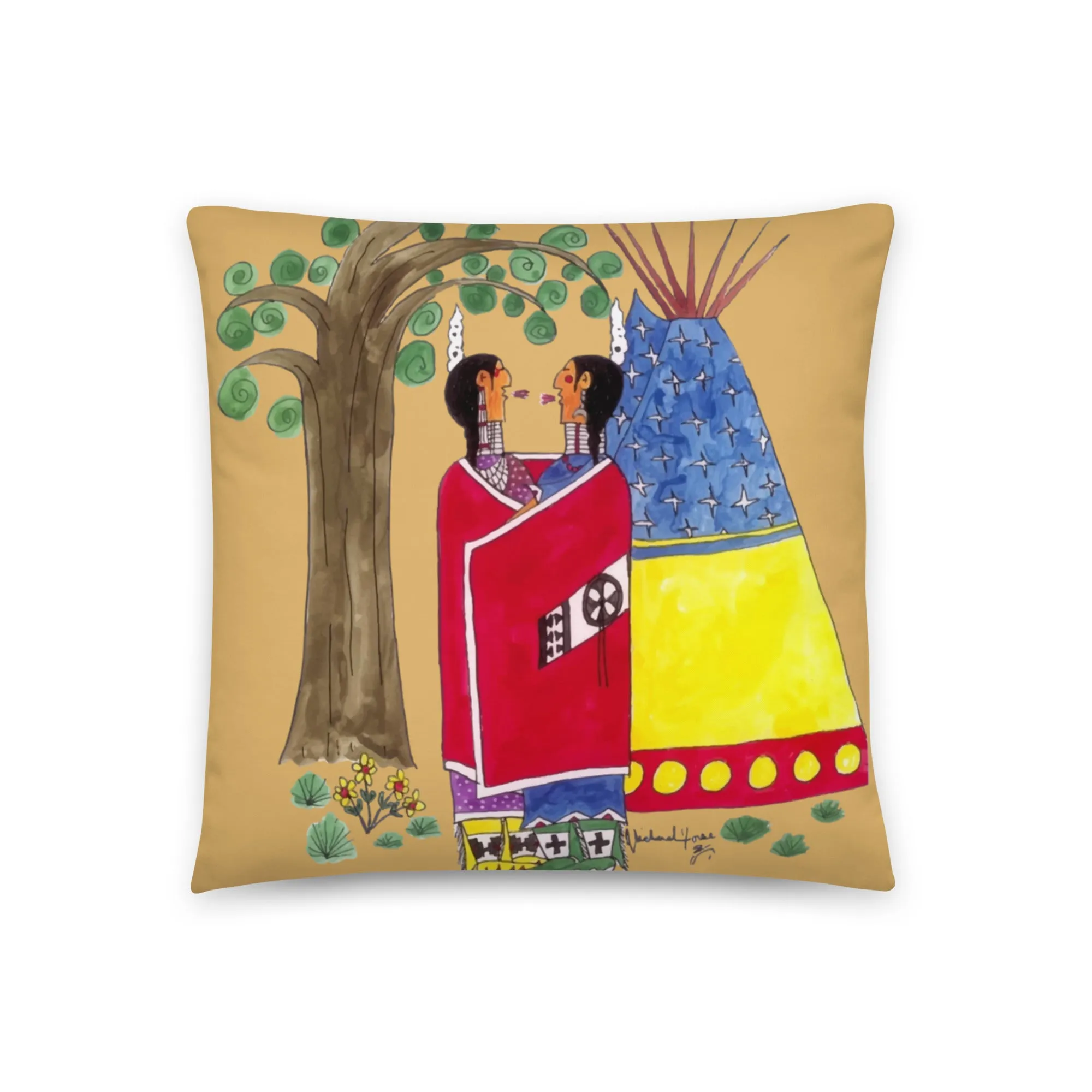 Two Spirit Love Pillow