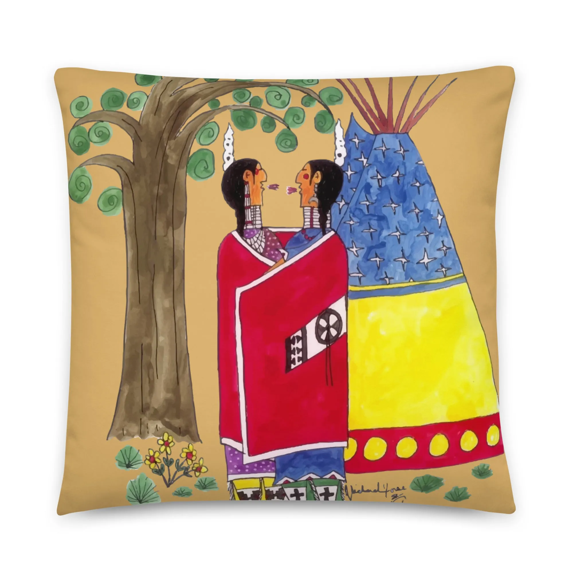 Two Spirit Love Pillow