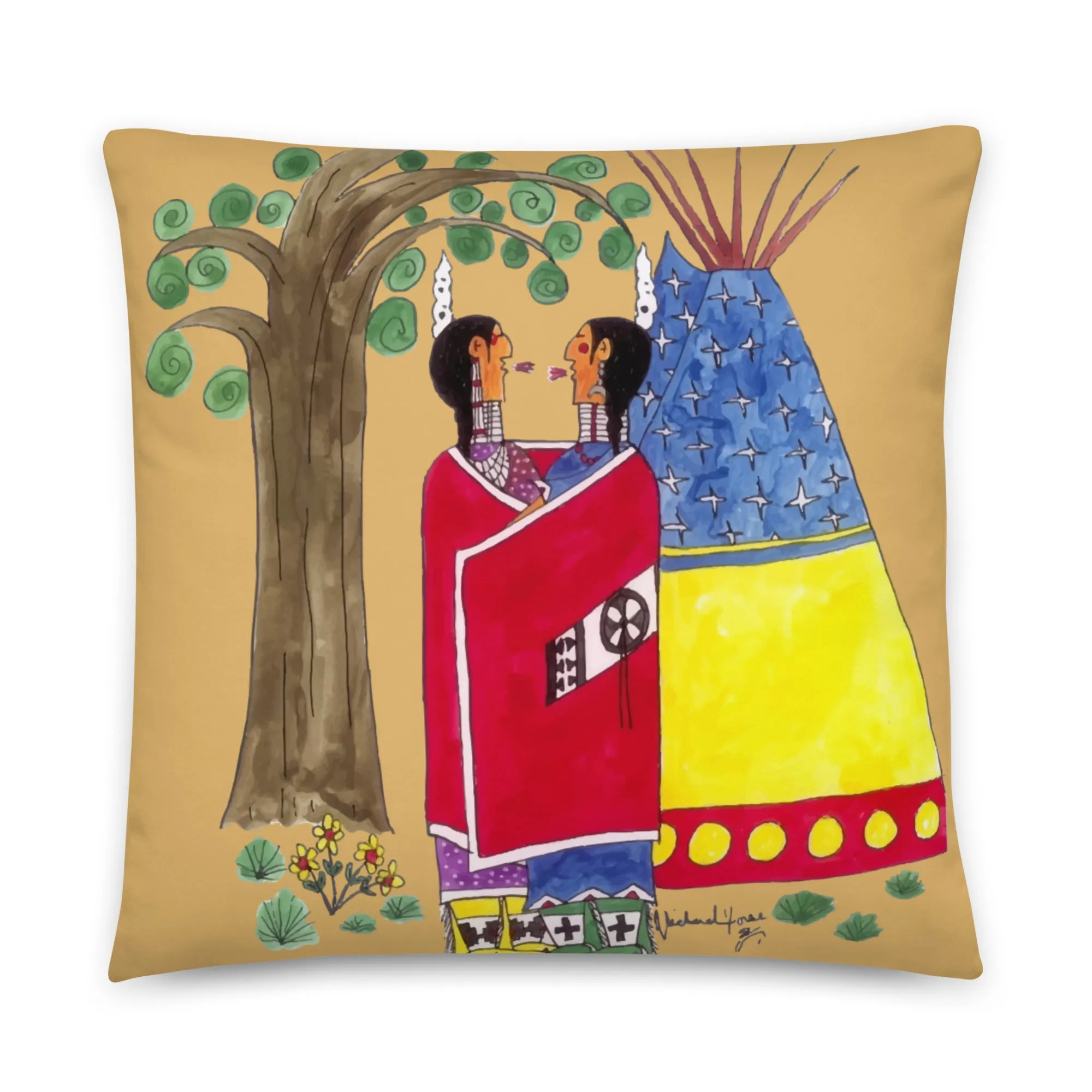 Two Spirit Love Pillow