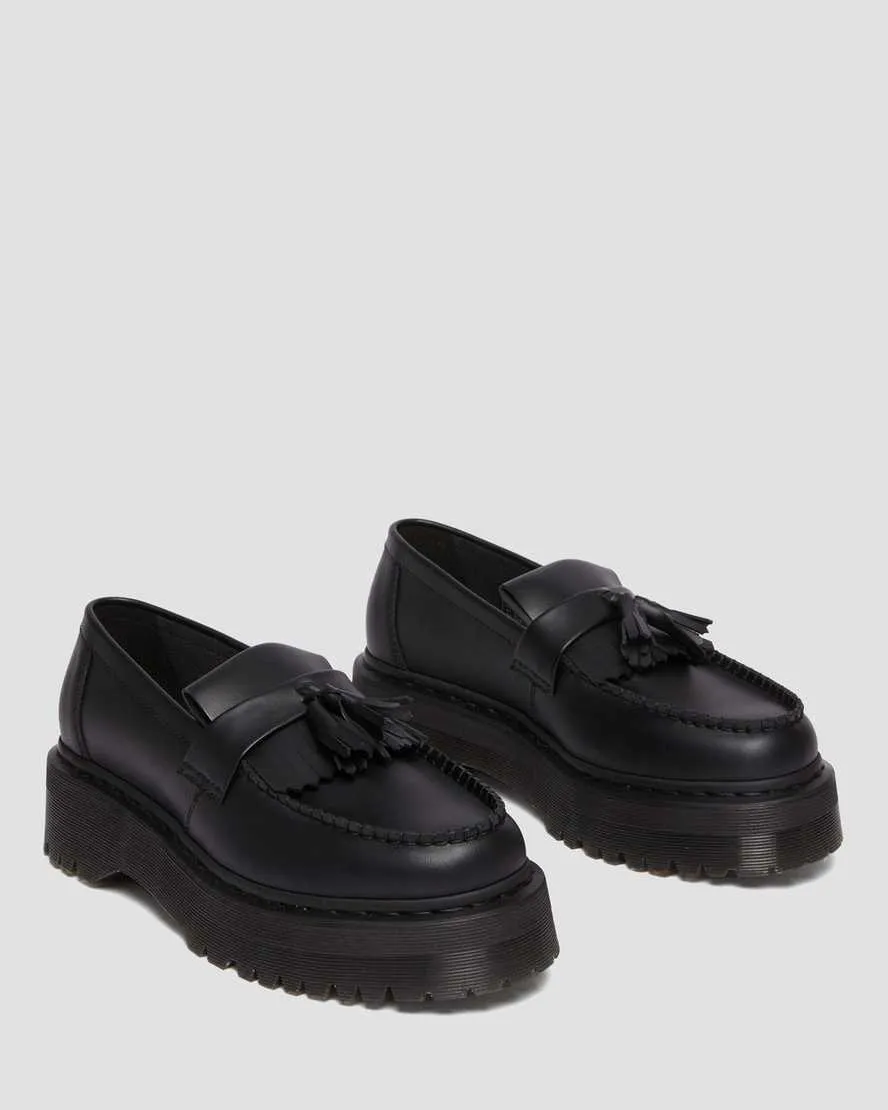 Vegan Adrian Quad Platform Loafer from Dr. Martens