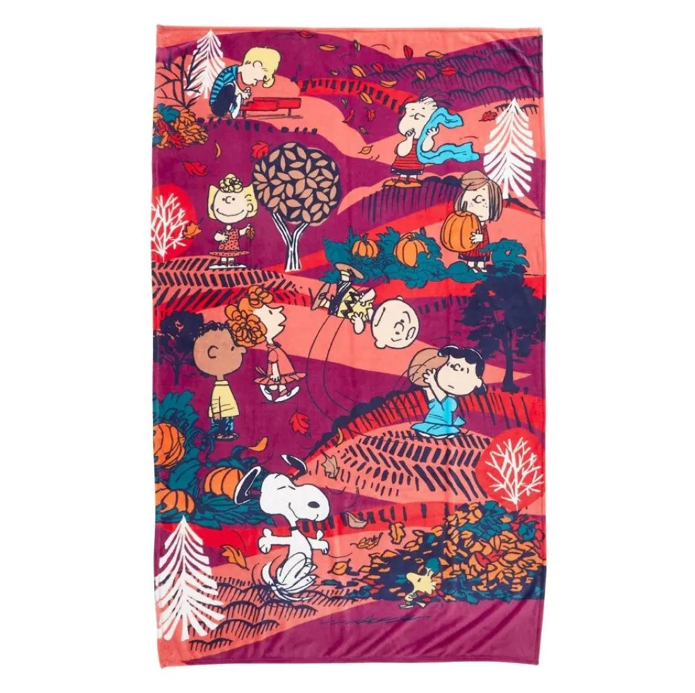 Vera Bradley x Peanuts Plush Throw Blanket