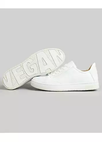 Vintage Vegan Basket Low Top Trainers by Superdry | Look Again