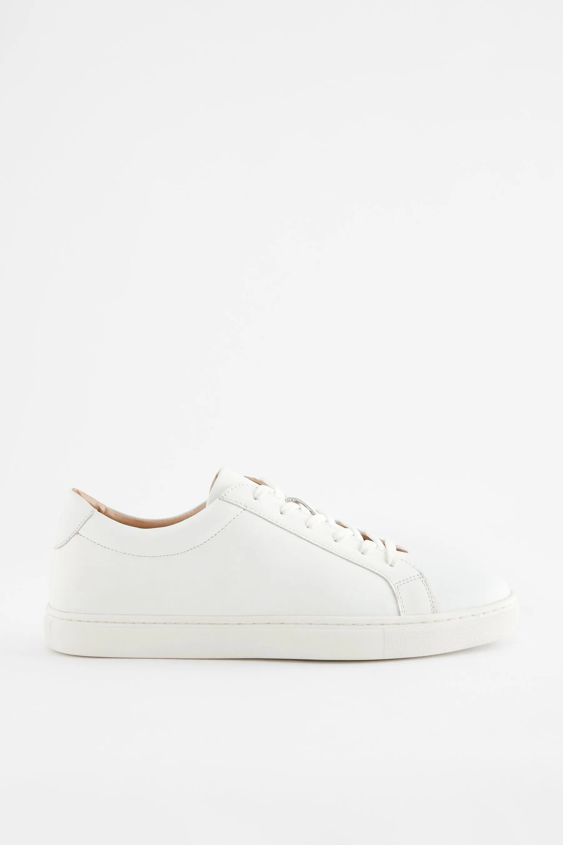 White Leather Trainers